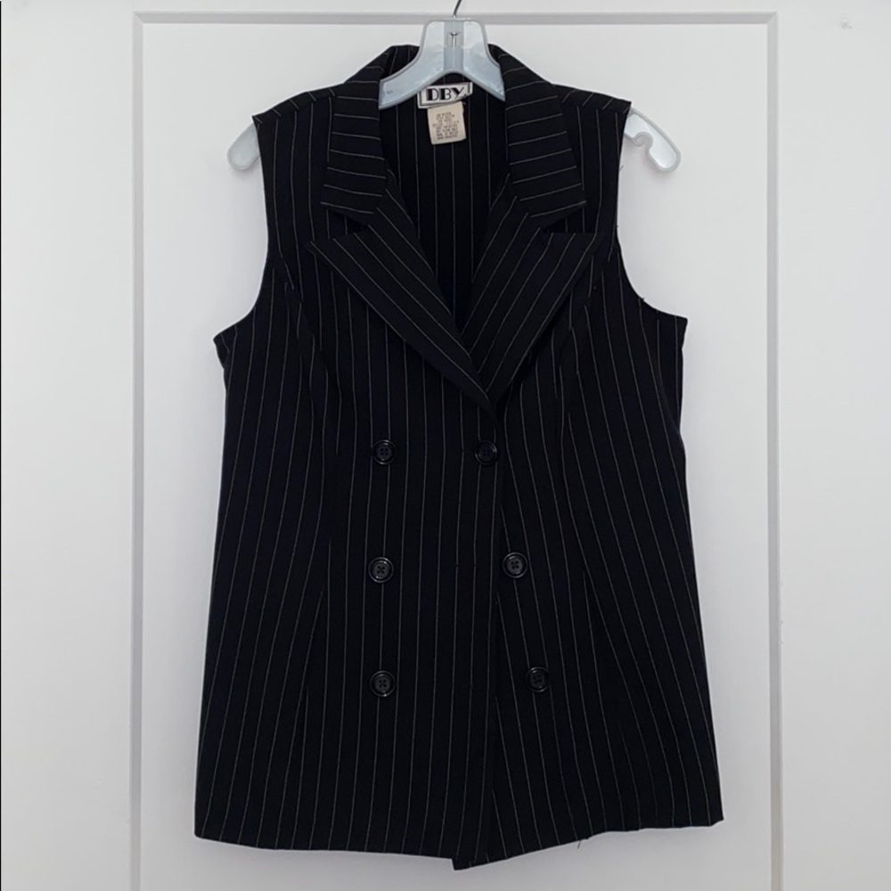 Pinstripe Vest